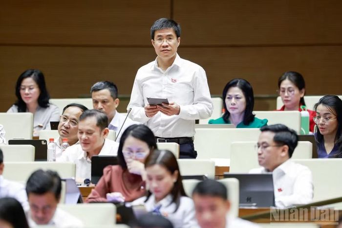 Đại biểu Hoàng Minh Hiếu (Đoàn Nghệ An).