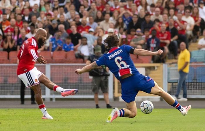 Mbeumo gỡ hòa 1-1 cho Man United. Ảnh: Getty 