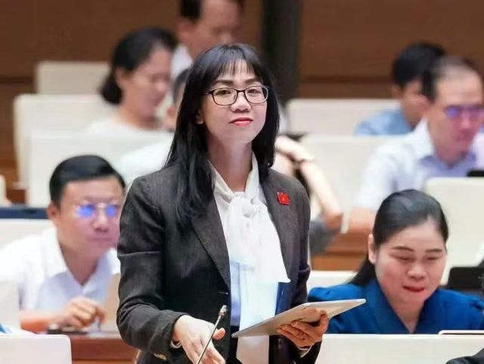 Đại biểu Trịnh Thị Tú Anh. Ảnh: Media Quốc hội.