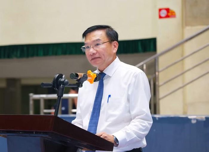 Ông Trần Xuân Lương, Phó Giám đốc Sở VH-TT&DL Hà Tĩnh phát biểu tại Lễ khai mạc.