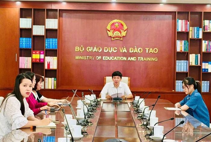 Quang cảnh khai mạc tập huấn tại Bộ GD&ĐT.