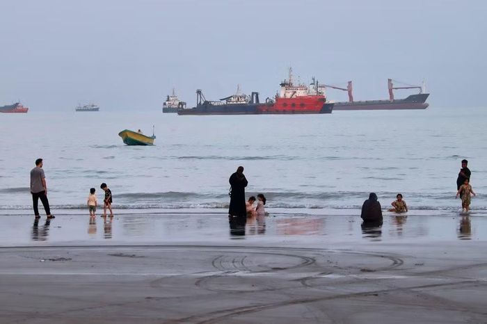 Khu vực eo biển Hormuz. (Ảnh: AP)