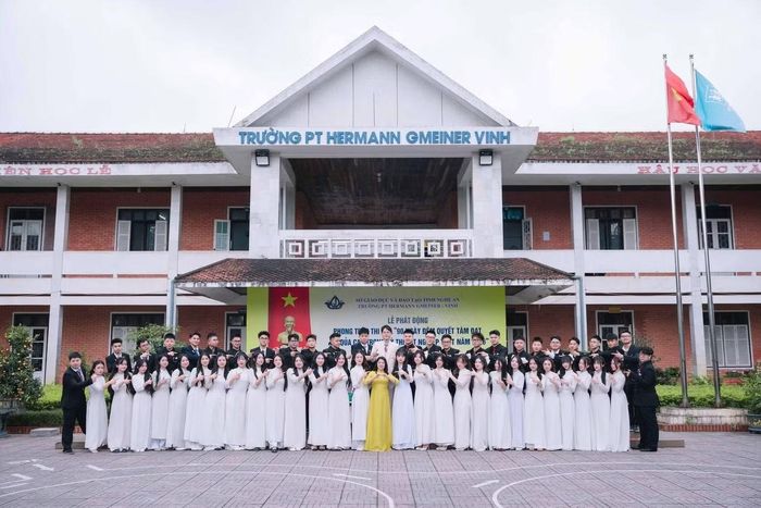 Trường PT Hermann Gmeiner Vinh hiện có 3 cấp học với hơn 1.600 học sinh.