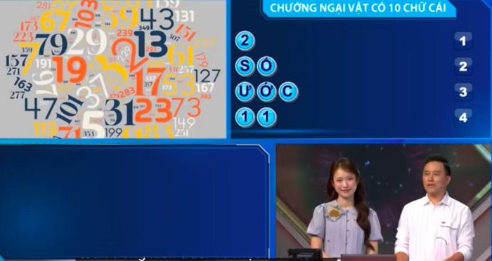 Minh Phúc giải nhanh ẩn số chướng ngại vật.