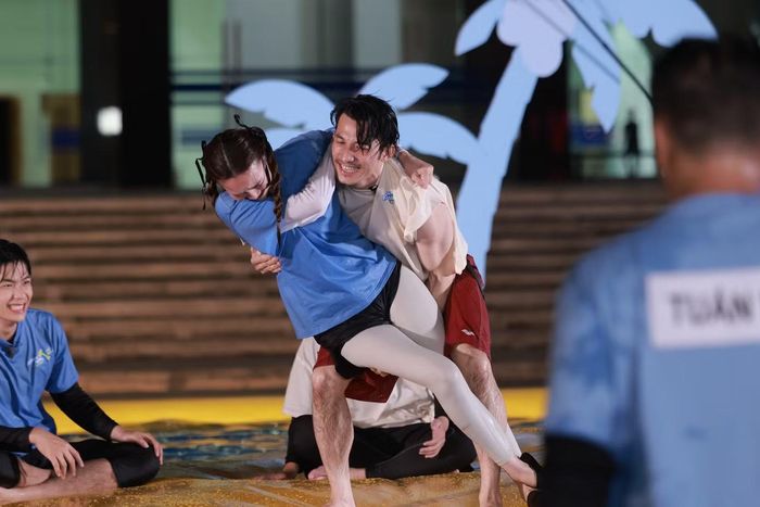 Thử thách ở Running Man phần lớn là trò chơi thể lực.