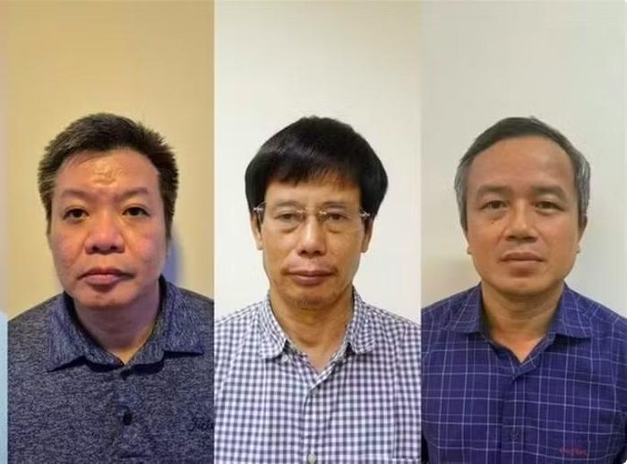 Các bị cáo Tống Hải Nam, Nguyễn Gia Liêm, Phạm Viết Hương.