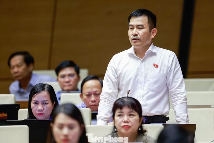 ĐBQH Nguyễn Trung Kiên. (Ảnh: Như Ý)