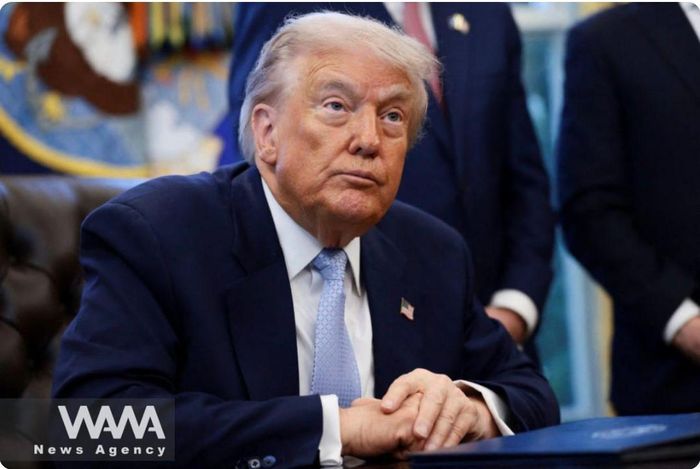 Tổng thống Mỹ Donald Trump. Ảnh: WANA