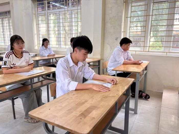 Thí sinh dự thi Tốt nghiệp Trung học phổ thông năm 2026. (Ảnh: Phạm Mai/Vietnam+)