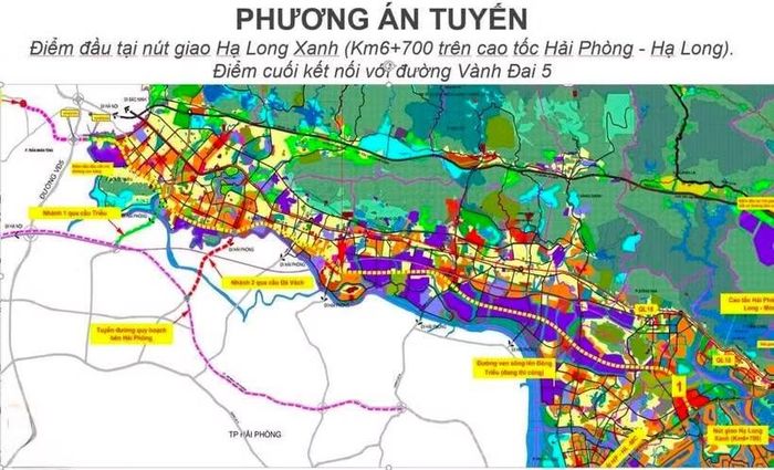 Phương án giới tuyến đề xuất. (Ảnh: Cổng Thông tin điện tử tỉnh Quảng Ninh)