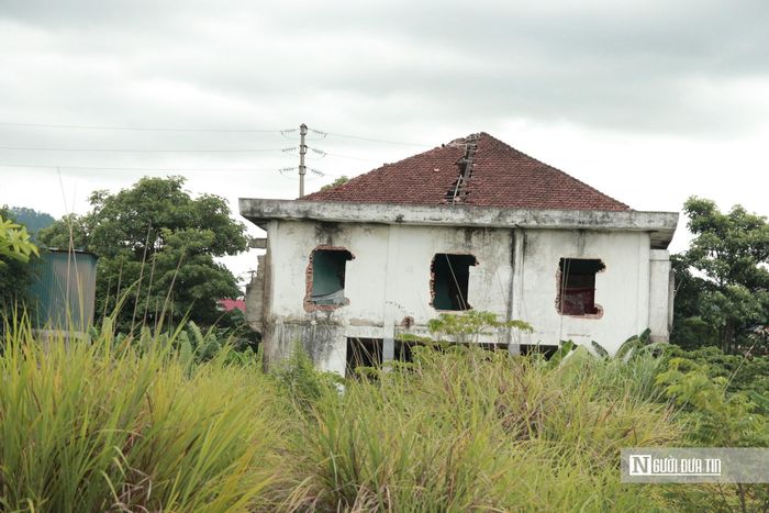 Tòa nhà điều hành khu chợ cũ Hồng Lĩnh nằm ở mặt tiền đang dần trở thành “phế tích”. Nhiều năm qua, nơi đây bị bỏ hoang, xuống cấp và gây mất mỹ quan đô thị ngay tại khu vực trung tâm.