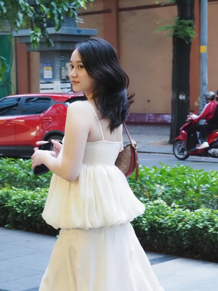 Nhiều khán giả nhận xét Trúc Anh sắp lấy lại phong độ nhan sắc vốn có. Ảnh: FBNV