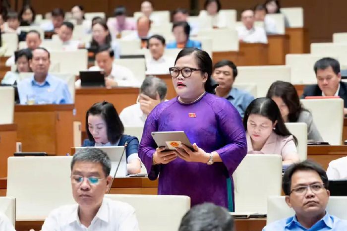 Đại biểu Nguyễn Thị Sửu (đoàn TP Huế)
