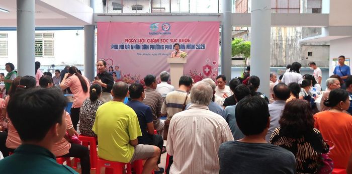 Ngày hội chăm sóc sức khỏe phụ nữ và nhân dân phường Phú Nhuận” năm 2026.