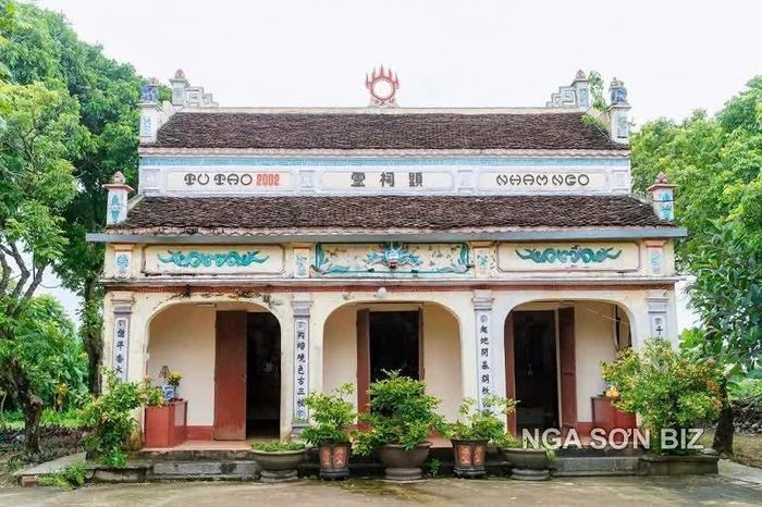 Đình làng Thành - Di tích lịch sử văn hóa cách mạng cấp tỉnh. Ảnh Nga Sơn Biz