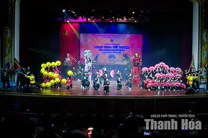 Màn biểu diễn võ thuật đặc sắc tại Liên hoan.