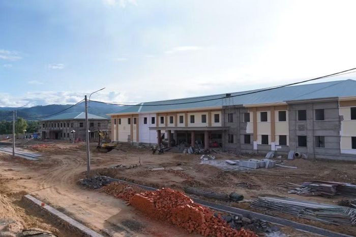 Xã Kbang đang tập trung chỉ đạo đẩy nhanh tiến độ thi công Dự án Bệnh viện khu vực Kbang để đưa vào hoạt động cuối năm 2026. Ảnh: N.H
