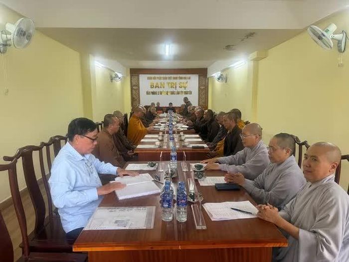 Phiên họp diễn ra tại thiền viện Trúc Lâm Tây Nguyên 