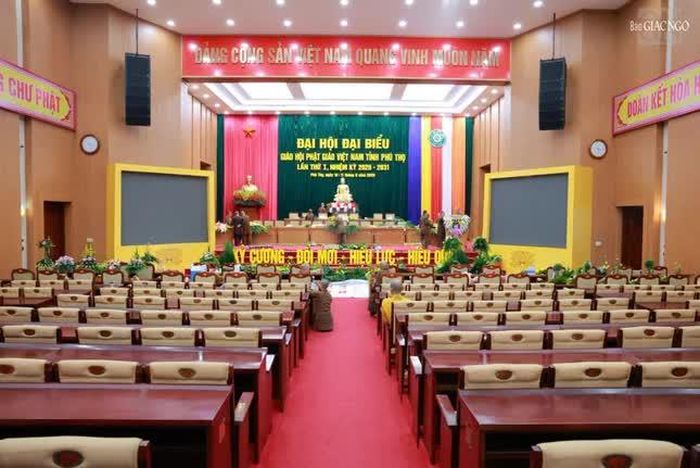 Hội trường nơi diễn ra đại hội