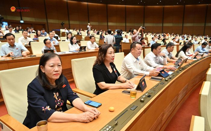 Các đại biểu tham dự phiên họp. Ảnh: Quang Khánh