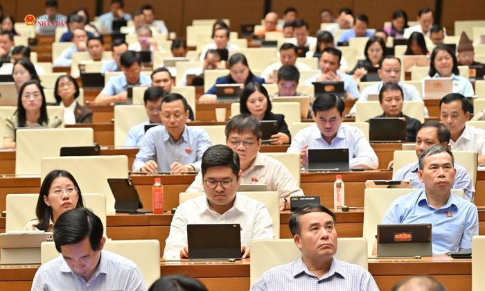 Các đại biểu tham dự phiên họp. Ảnh: Quang Khánh