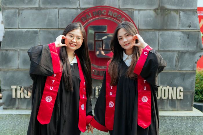Sinh viên Trường Đại học Ngoại thương. Ảnh: FTU