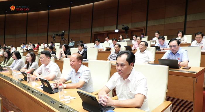 Các đại biểu tham dự phiên họp. Ảnh: Khánh Duy