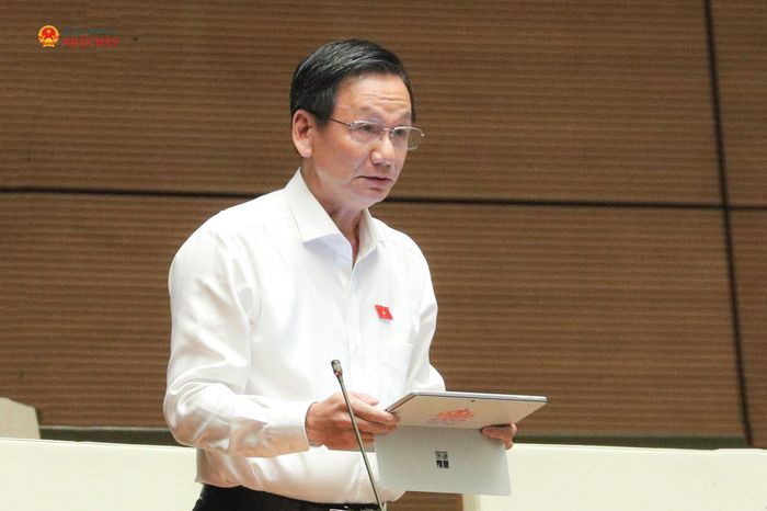 ĐBQH Đoàn Hùng Vũ (Đồng Tháp) phát biểu