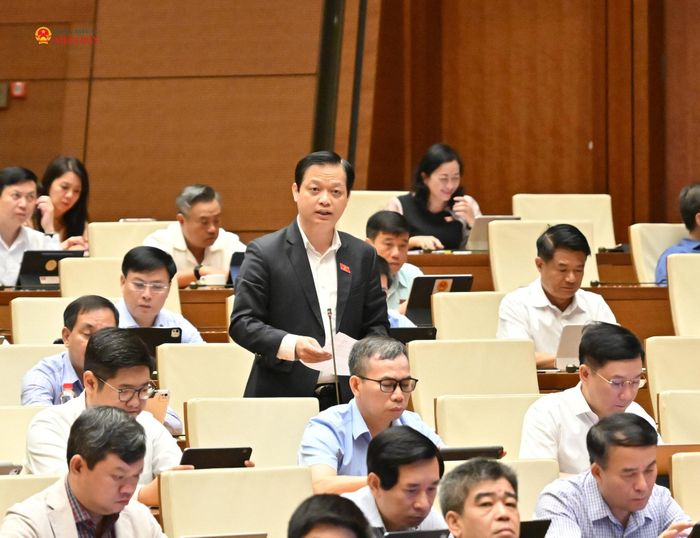 ĐBQH Nguyễn Hải Nam (TP. Huế) phát biểu