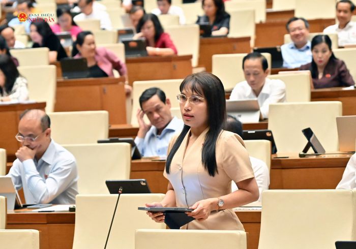 ĐBQH Châu Quỳnh Giang (An Giang) phát biểu