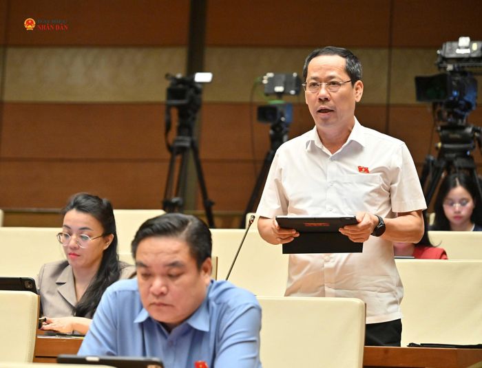 ĐBQH Trần Nhật Minh (Nghệ An) phát biểu