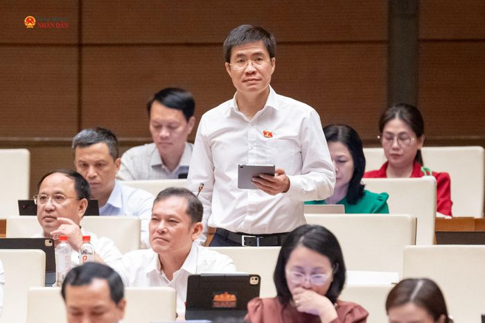 ĐBQH Hoàng Minh Hiếu (Nghệ An) phát biểu