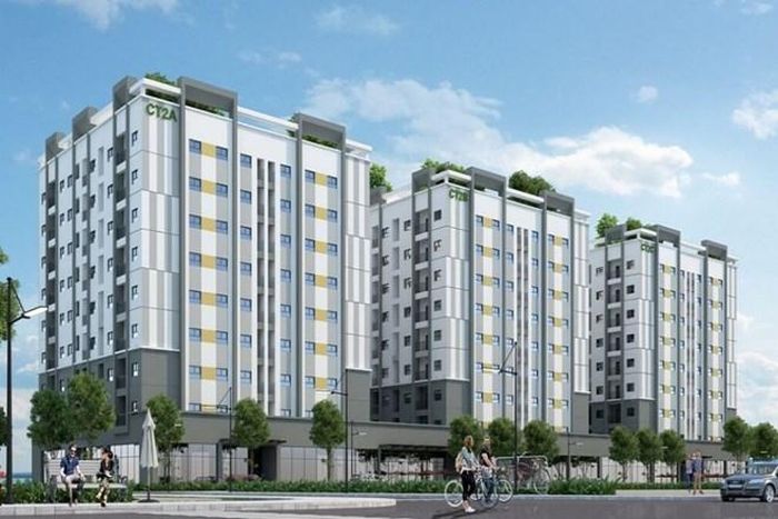 Dự án Nhà ở xã hội Kim Hoa. Ảnh: Công ty TNHH Thương mại và Xây dựng Thân Hà