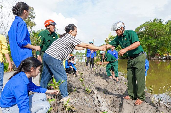 Mỗi cây giống được trồng đều gửi gắm một thông điệp trong bảo vệ môi trường.
