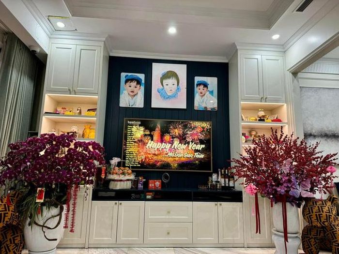 Những hình ảnh bên trong căn biệt thự.↵