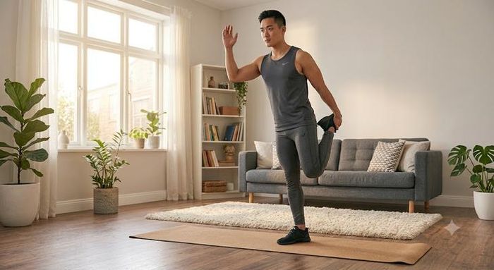 Giãn cơ giúp tăng độ linh hoạt và khả năng vận động của khớp. Ảnh AI.