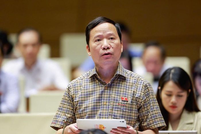 Đại biểu Nguyễn Đặng Ân phát biểu