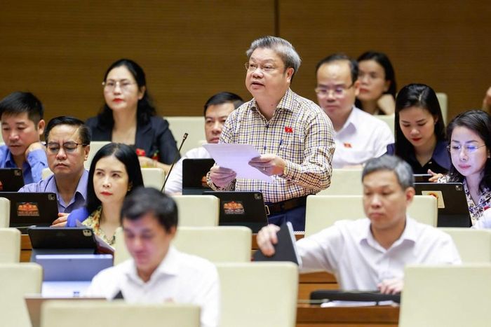 Đại biểu Bùi Văn Dũng phát biểu