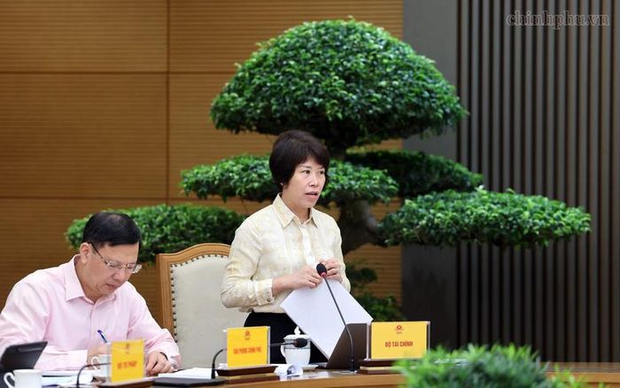 Thứ trưởng Bộ Tài chính Nguyễn Thị Bích Ngọc phát biểu - Ảnh: chinhphu.vn/Phương Nguyên