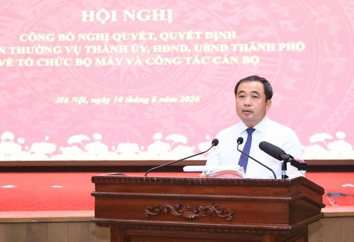 Bí thư Thành ủy Hà Nội Trần Đức Thắng. Ảnh: Quang Thái