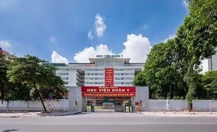 Học viện Quân y thông báo điểm trúng tuyển theo kết quả thi tốt nghiệp trung học phổ thông. (Ảnh: Học viện Quân y)