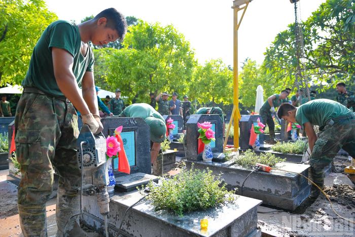 Hầu hết các liệt sĩ đã nằm lại đây từ 70-80 năm trước, phần lớn là các liệt sĩ hy sinh từ thời kỳ kháng chiến chống Pháp.