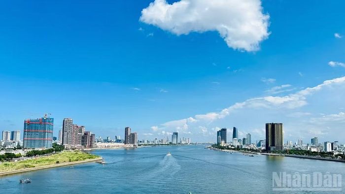 Một góc trung tâm thành phố Đà Nẵng.