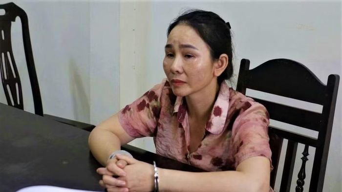 Đối tượng Phạm Thị Hương. (Ảnh: HẬU HẠNH)