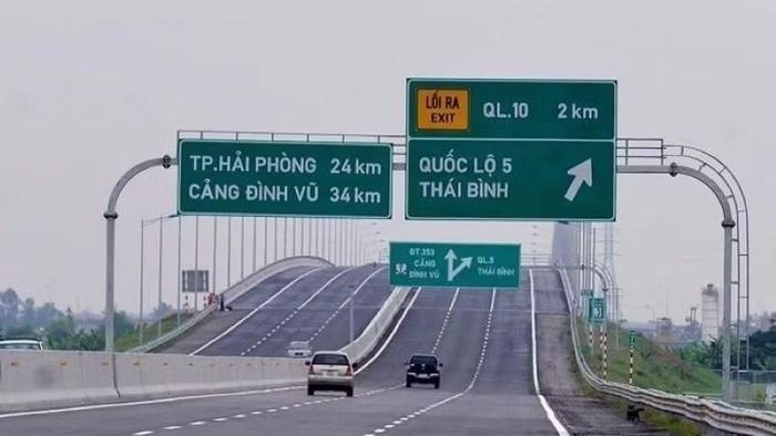 Cao tốc Hà Nội-Hải Phòng. (Ảnh: Cục Cảnh sát giao thông)