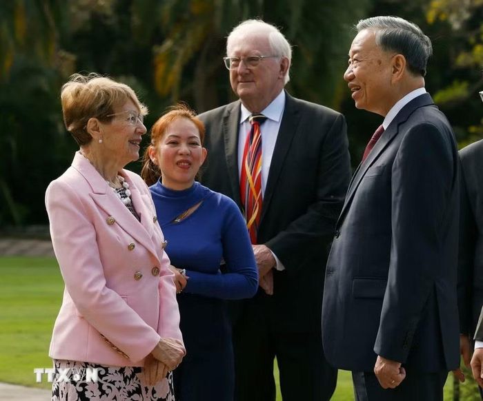 Tổng Bí thư, Chủ tịch nước Tô Lâm gặp bà Margaret Beazley, Thống đốc bang New South Wales (Australia). 