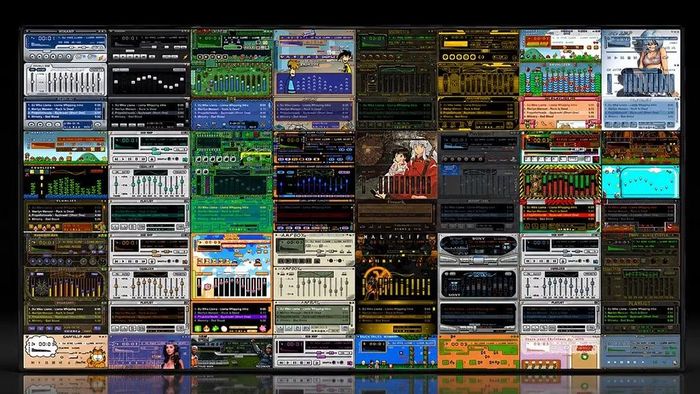 Người hâm mộ còn nhớ những bộ skin đa sắc màu trên Winamp?
