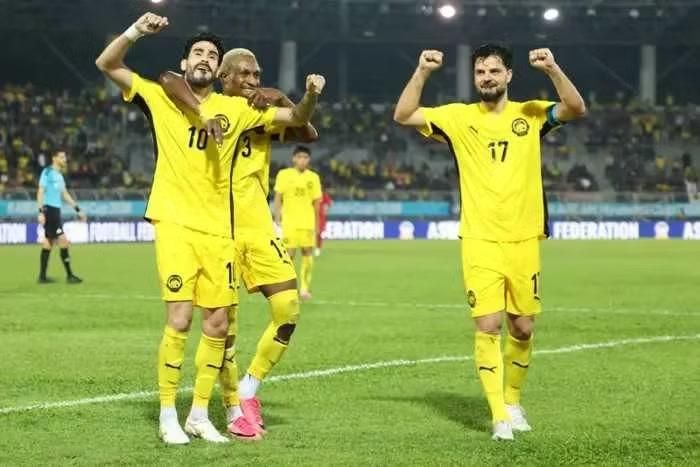 Các cầu thủ Malaysia ăn mừng tấm vé vào bán kết ASEAN Cup 2026. Ảnh: The Star.