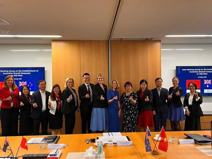 Họp nhóm công tác chung giáo dục Việt Nam - Australia tại Bộ Giáo dục Australia tháng 10/2025.