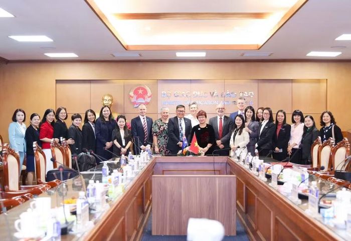 Đoàn các trường ĐH Australia ký Thỏa thuận về Đề án 89 vào tháng 12/2025.